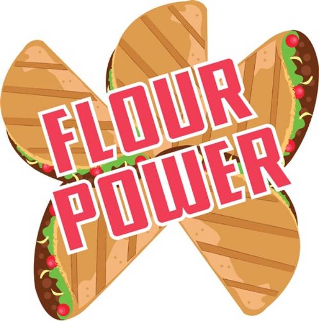 Picture of Flour Power SVG File