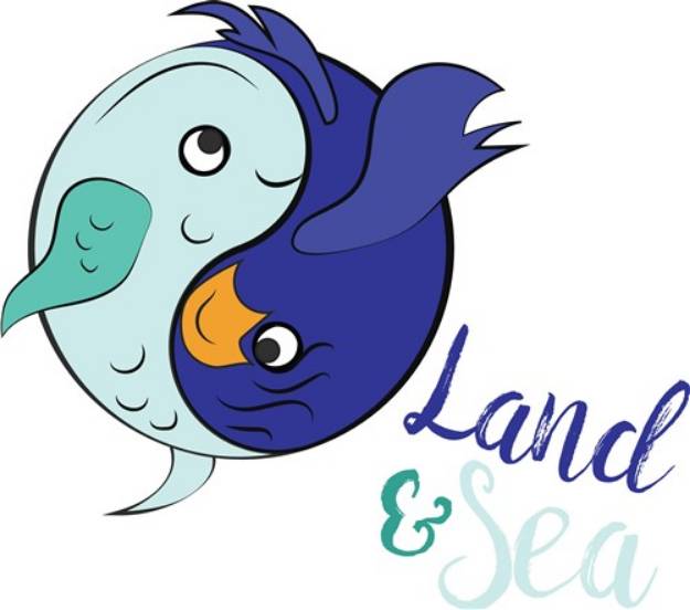 Picture of Land & Sea SVG File