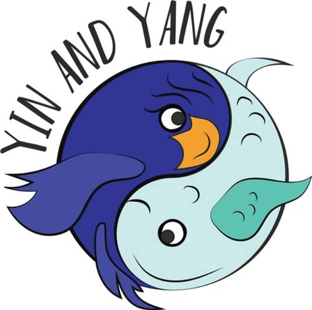 Picture of Yin And Yang SVG File