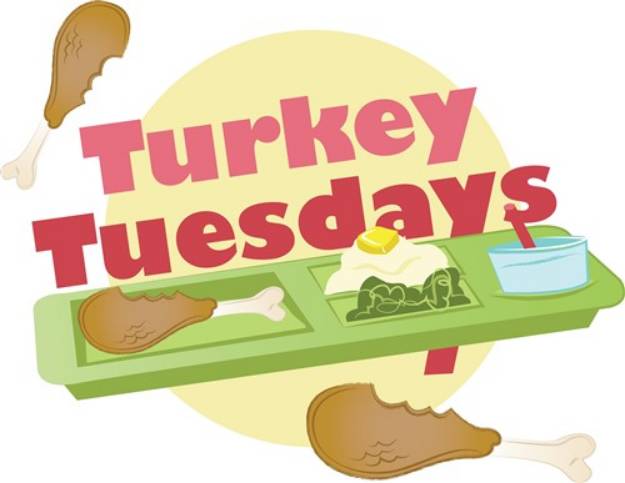 Picture of Turkey Tuesdays SVG File