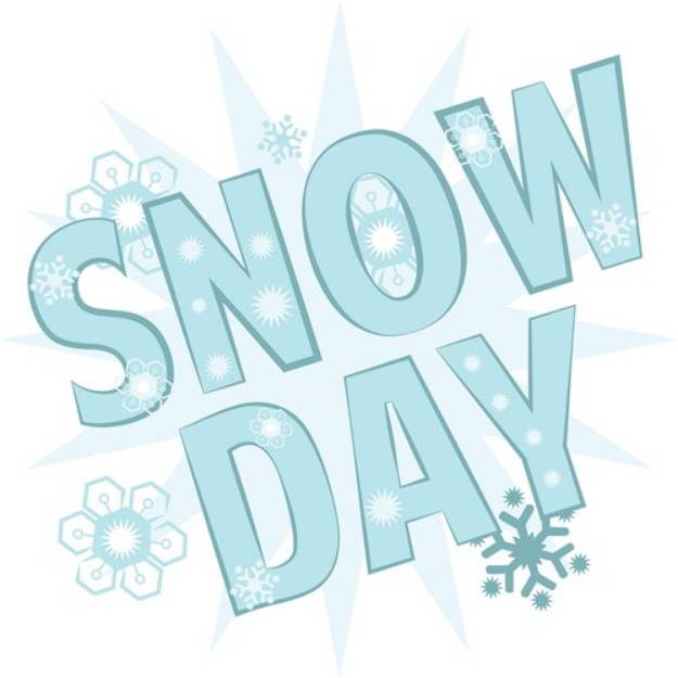 Picture of Snow Day SVG File