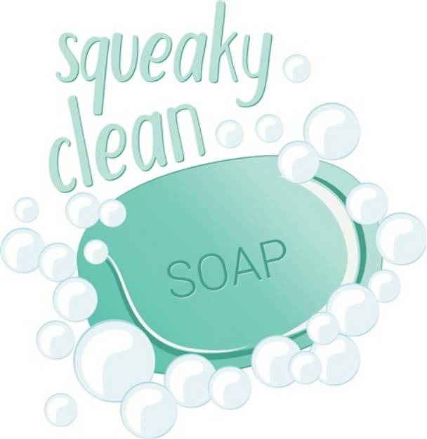 Picture of Squeaky Clean SVG File