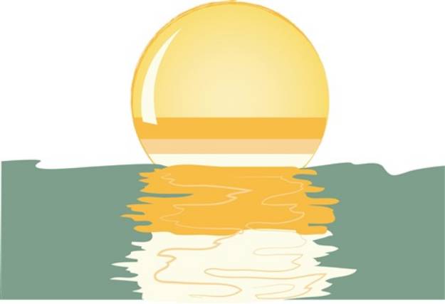 Picture of Sunset SVG File