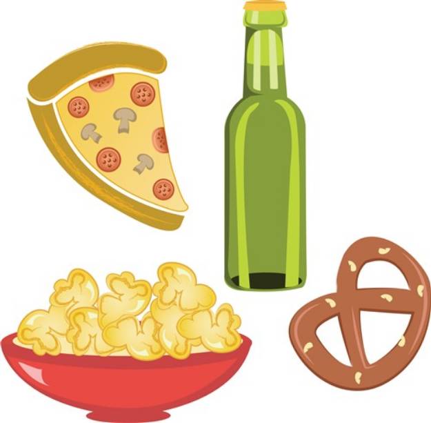 Picture of Snack Foods SVG File