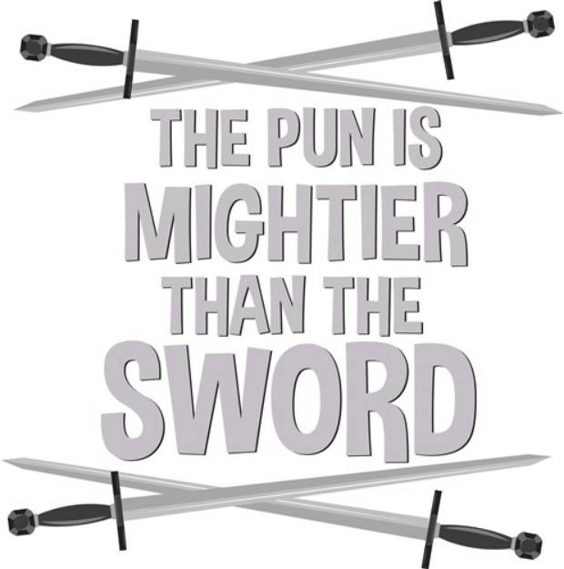 Picture of Pun Is Mightier SVG File