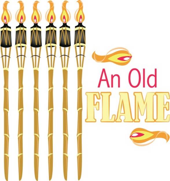 Picture of Old Flame SVG File