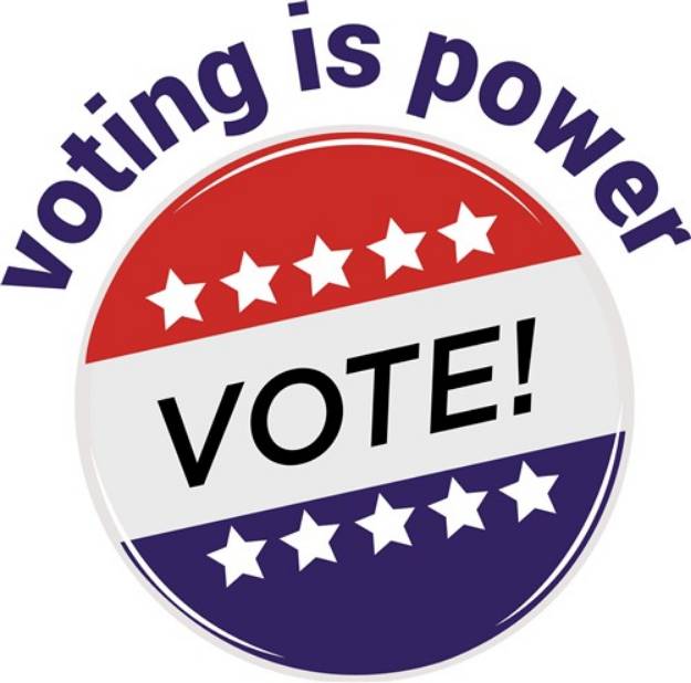 Picture of Voting Is Power SVG File