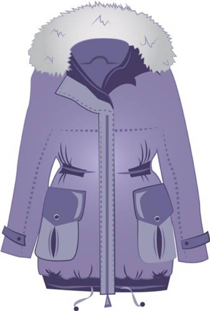 Picture of Winter Coat SVG File