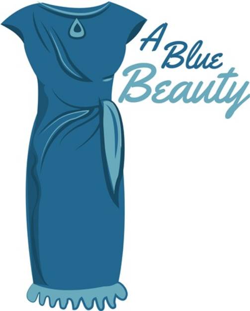 Picture of Blue Beauty SVG File