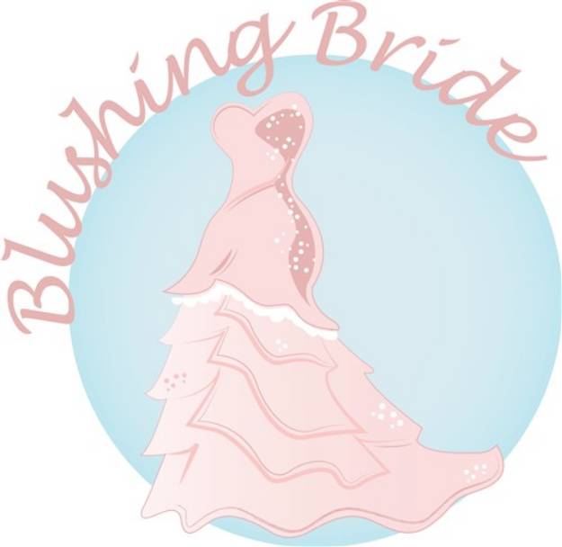 Picture of Blushing Bride SVG File