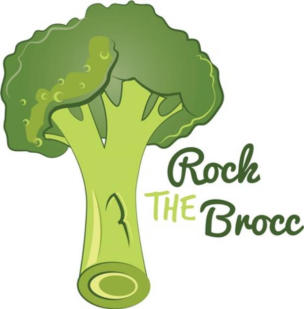 Picture of Rock The Brocc SVG File