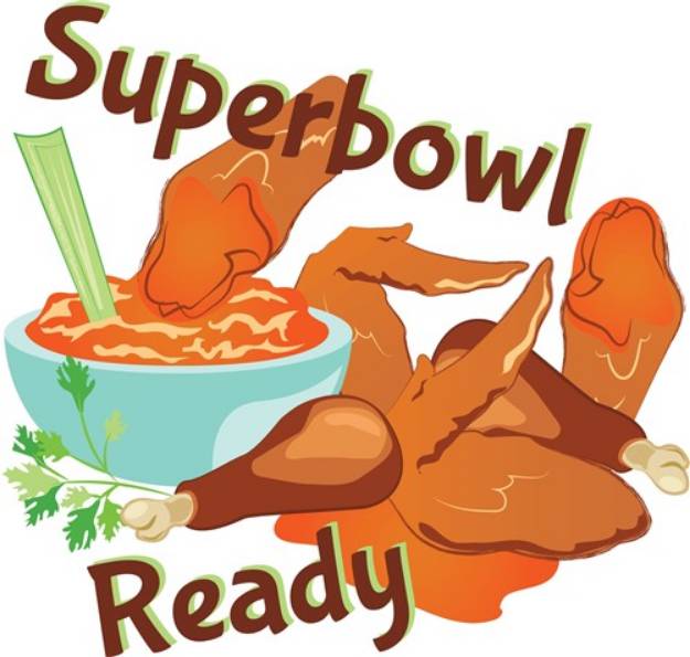 Picture of Superbowl Ready SVG File