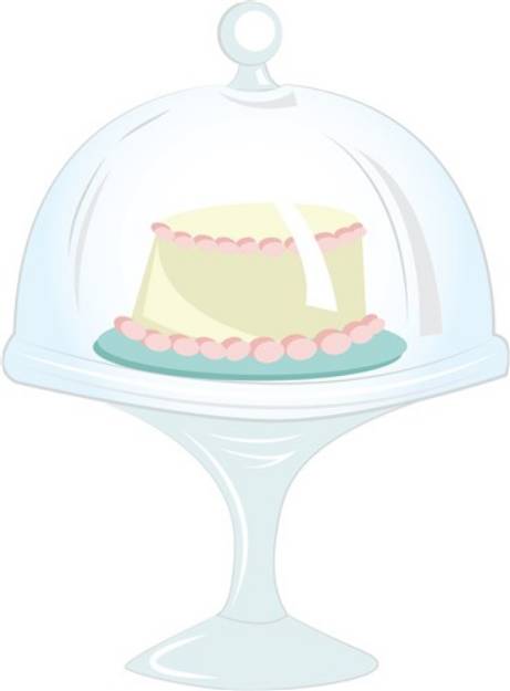 Picture of Cake Dome SVG File