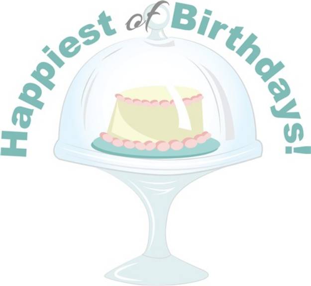 Picture of Happiest Birthdays SVG File