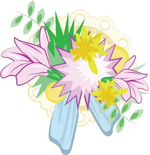 Picture of Flower Bouquet SVG File