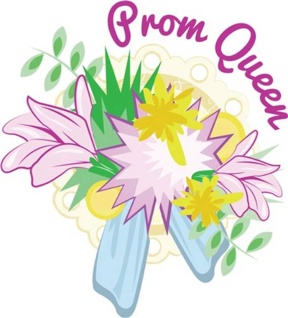 Picture of Prom Queen SVG File