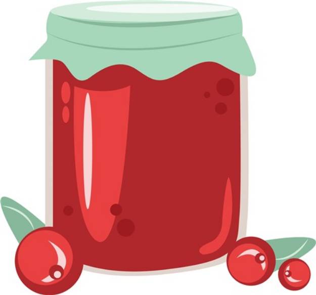 Picture of Cranberry Sauce SVG File