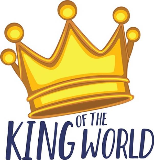 Picture of King Of World SVG File