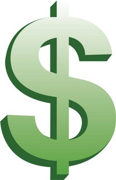 Picture of Dollar Sign SVG File