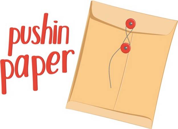 Picture of Pushin Paper SVG File