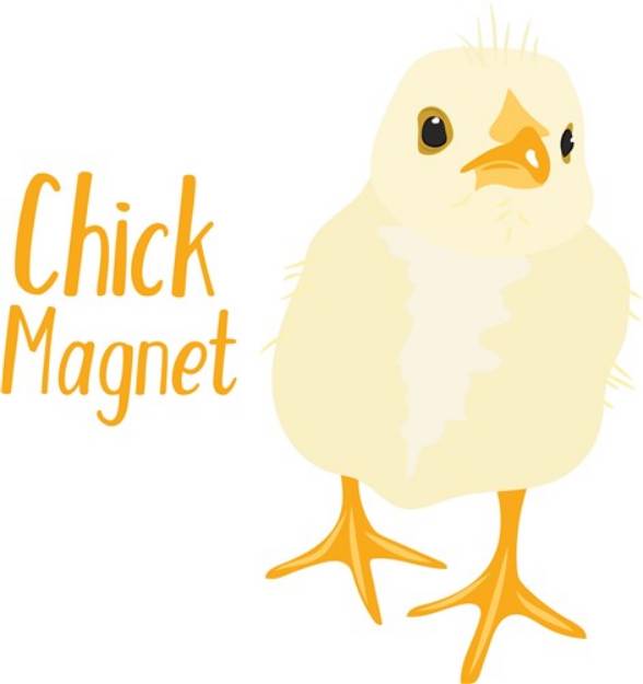Picture of Chick Magnet SVG File