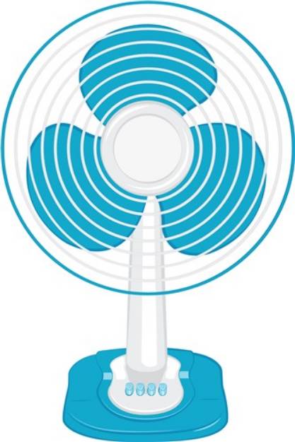Picture of Electirc Fan SVG File