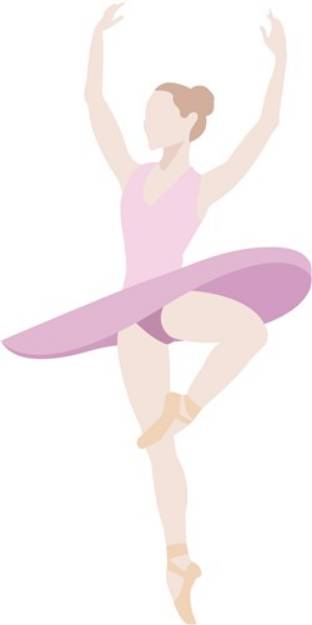 Picture of Ballet Dancer SVG File