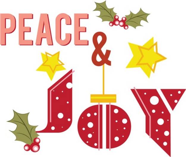 Picture of Peace & Joy SVG File