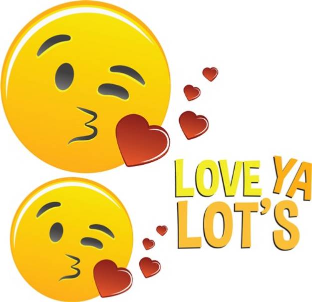 Picture of Love Ya Lots SVG File