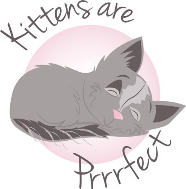 Picture of Kittens Are Prrrfect SVG File