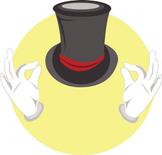 Picture of Magician Hat SVG File