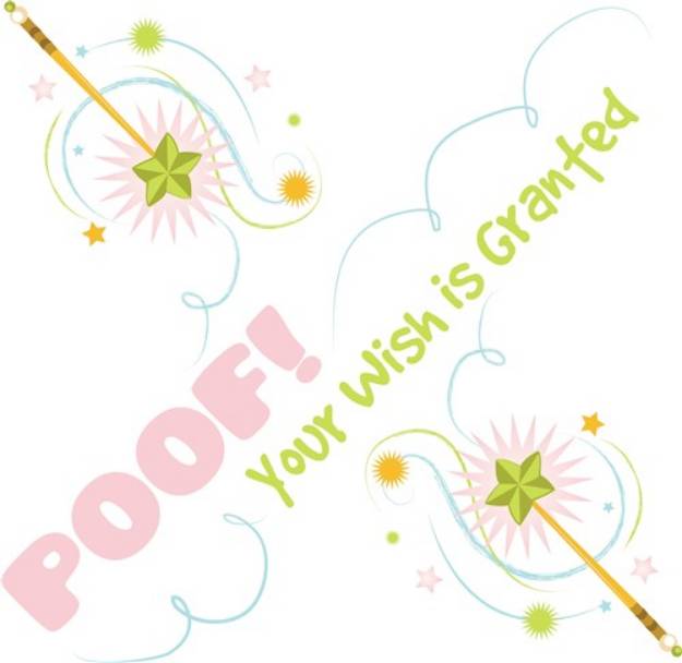 Picture of Wish Is Granted SVG File