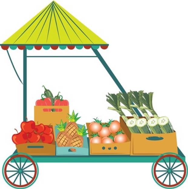 Picture of Food Cart SVG File