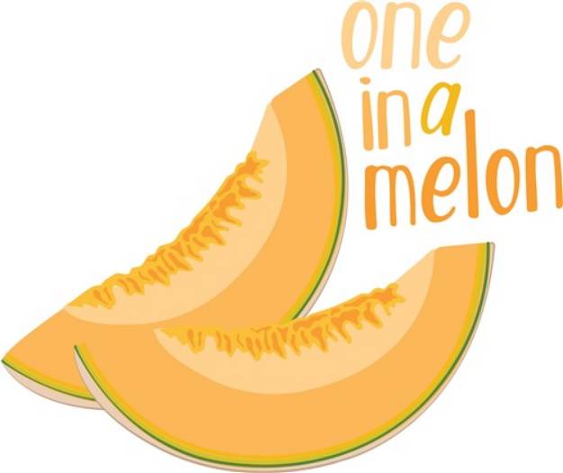 Picture of One In Melon SVG File