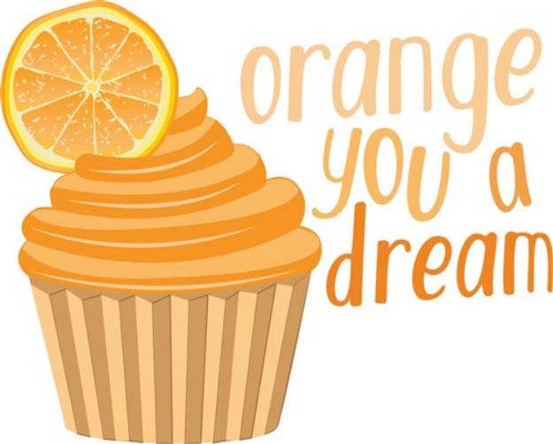 Picture of Orange A Dream SVG File