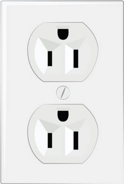 Picture of Electric Outlet SVG File