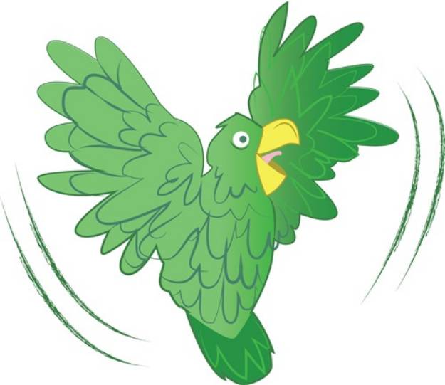 Picture of Flying Parrot SVG File