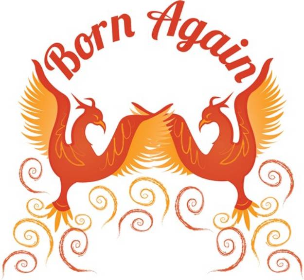 Picture of Born Again SVG File