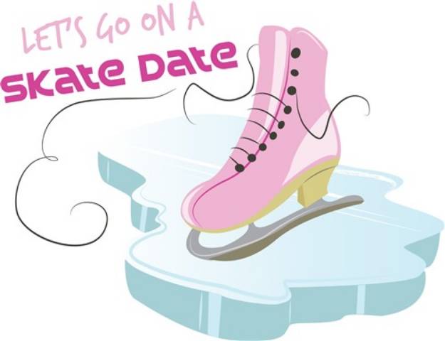 Picture of Skate Date SVG File