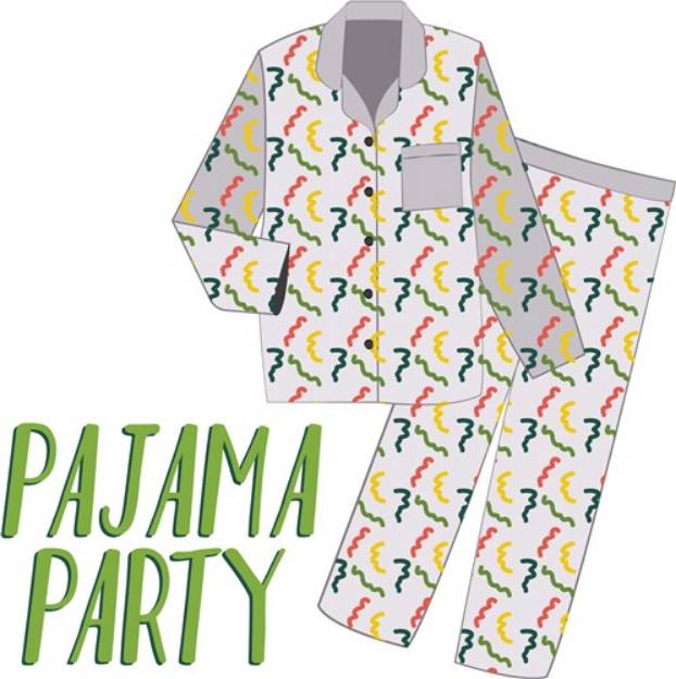 Picture of Pajama Party SVG File