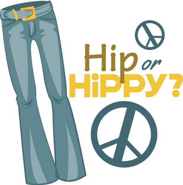 Picture of Hip Or Hippy SVG File