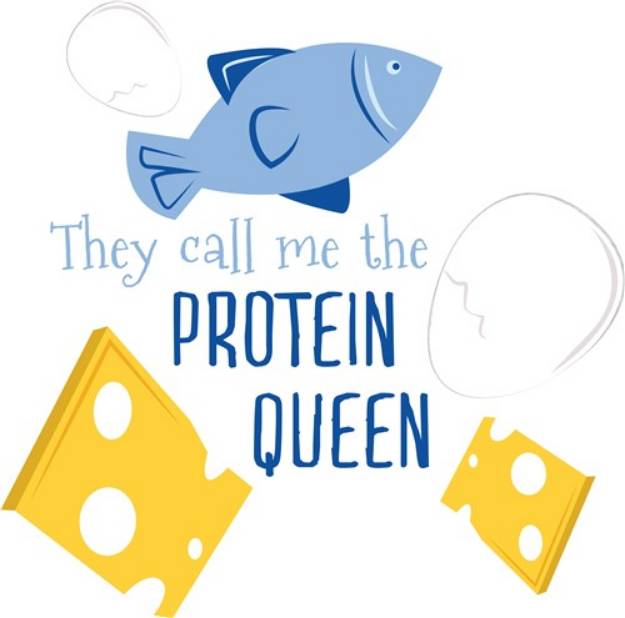 Picture of Protein Queen SVG File