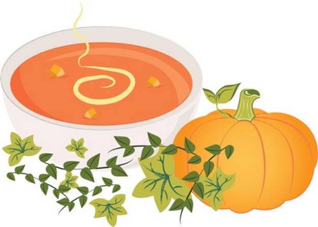 Picture of Pumpkin Soup SVG File
