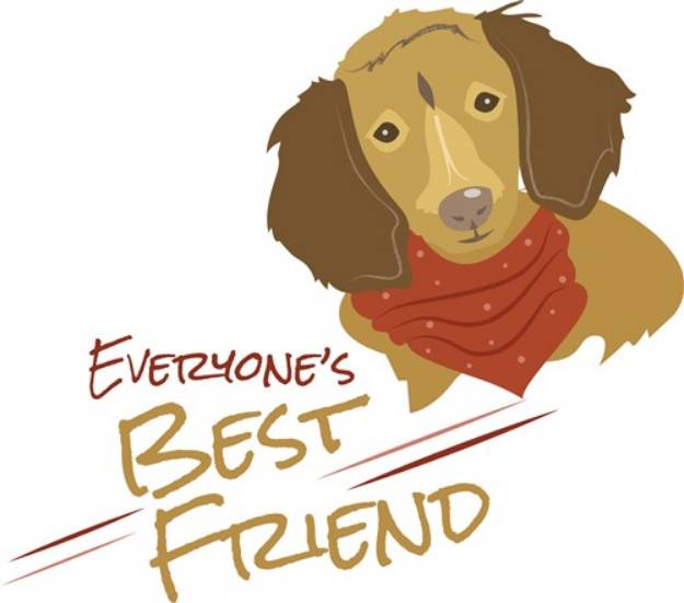 Picture of Best Friend SVG File