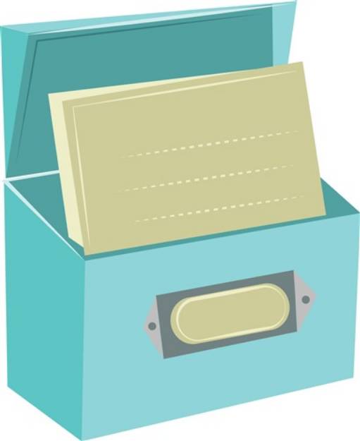 Picture of Recipe Box SVG File