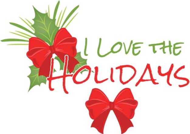 Picture of Love Holidays SVG File