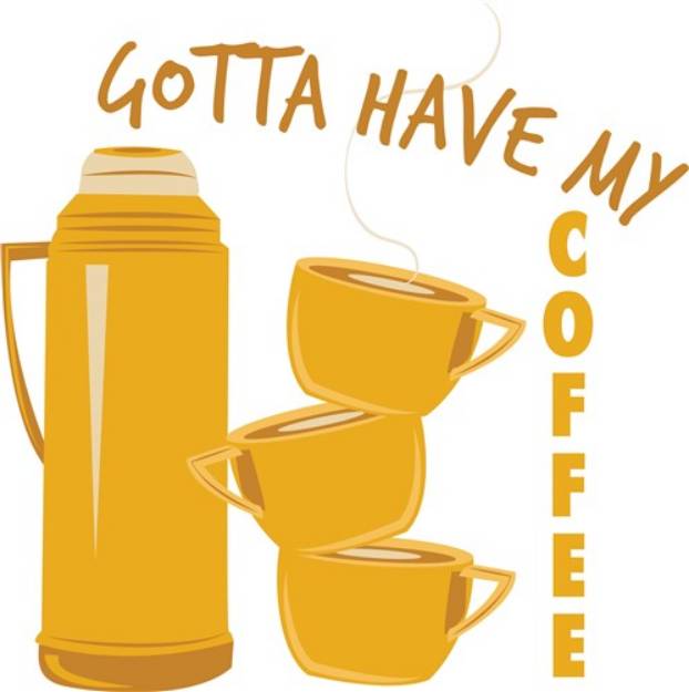 Picture of My Coffee SVG File