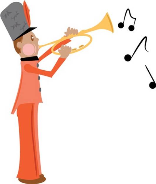 Picture of Trumpet Man SVG File