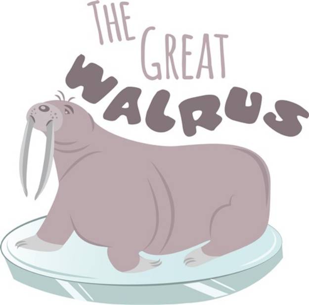 Picture of Great Walrus SVG File
