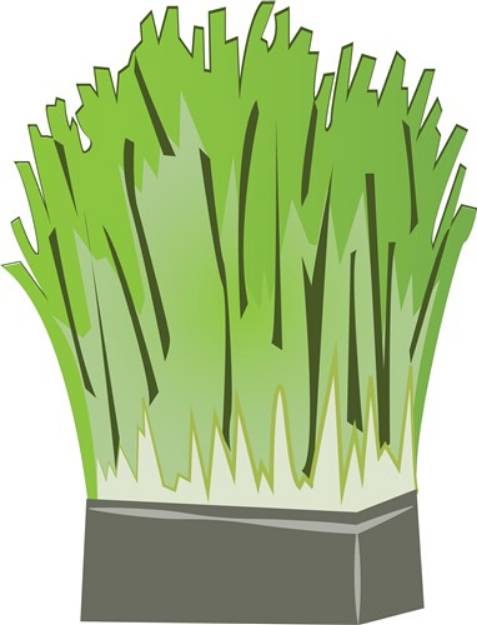 Picture of Wheat Grass SVG File